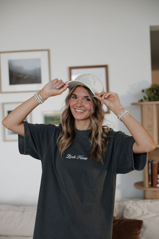 No Longer Orphans Trucker Hat — Off White