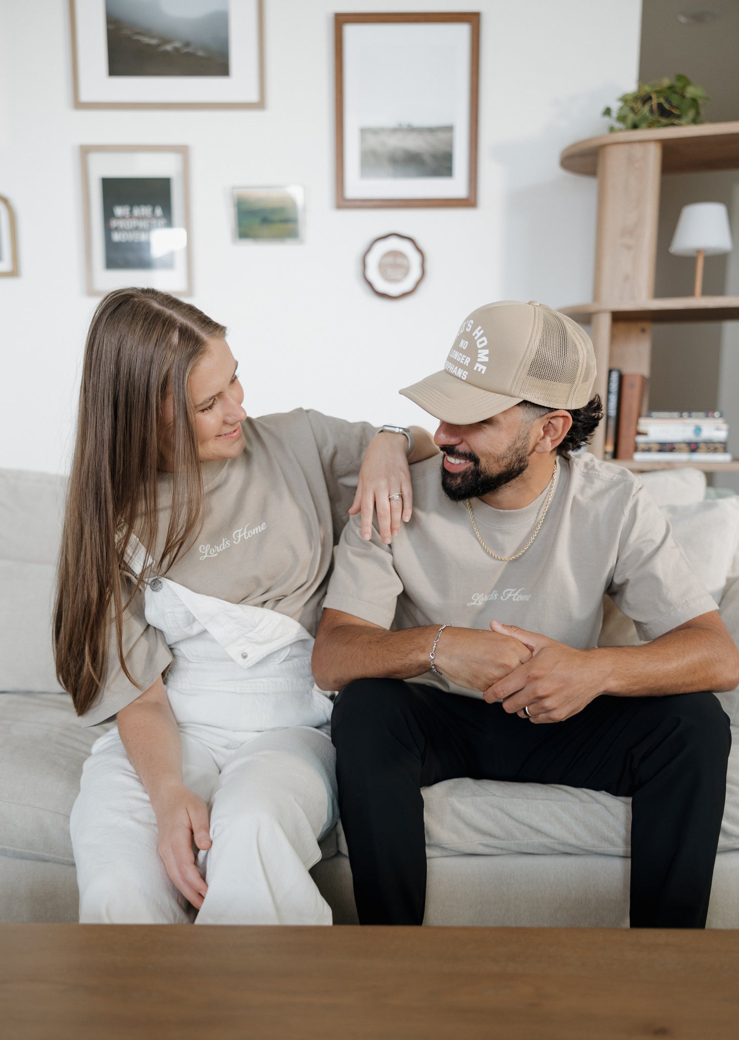 No Longer Orphans Tee — Oatmeal