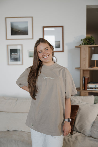 No Longer Orphans Tee — Oatmeal