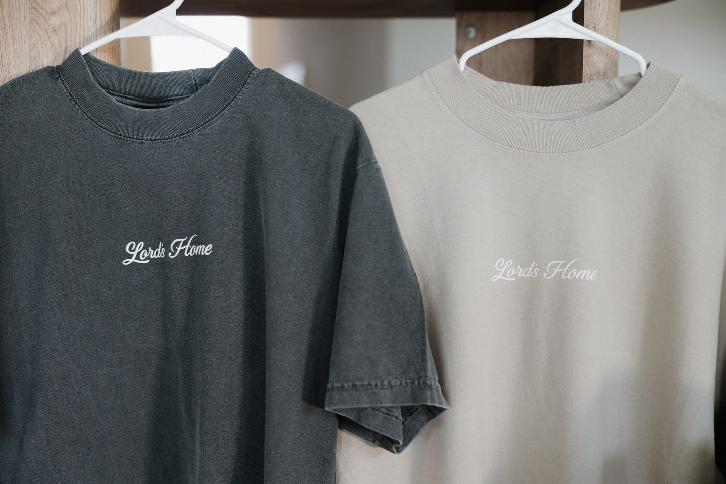 No Longer Orphans Tee — Washed Black