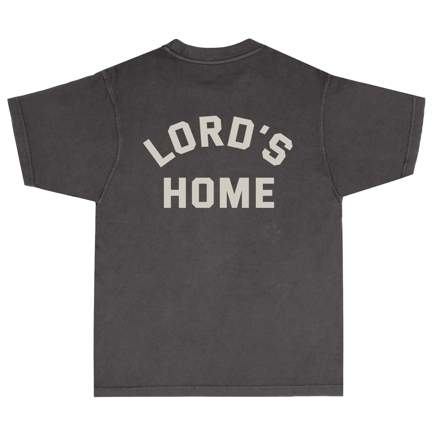 Lord's Home Tee — Washed Black