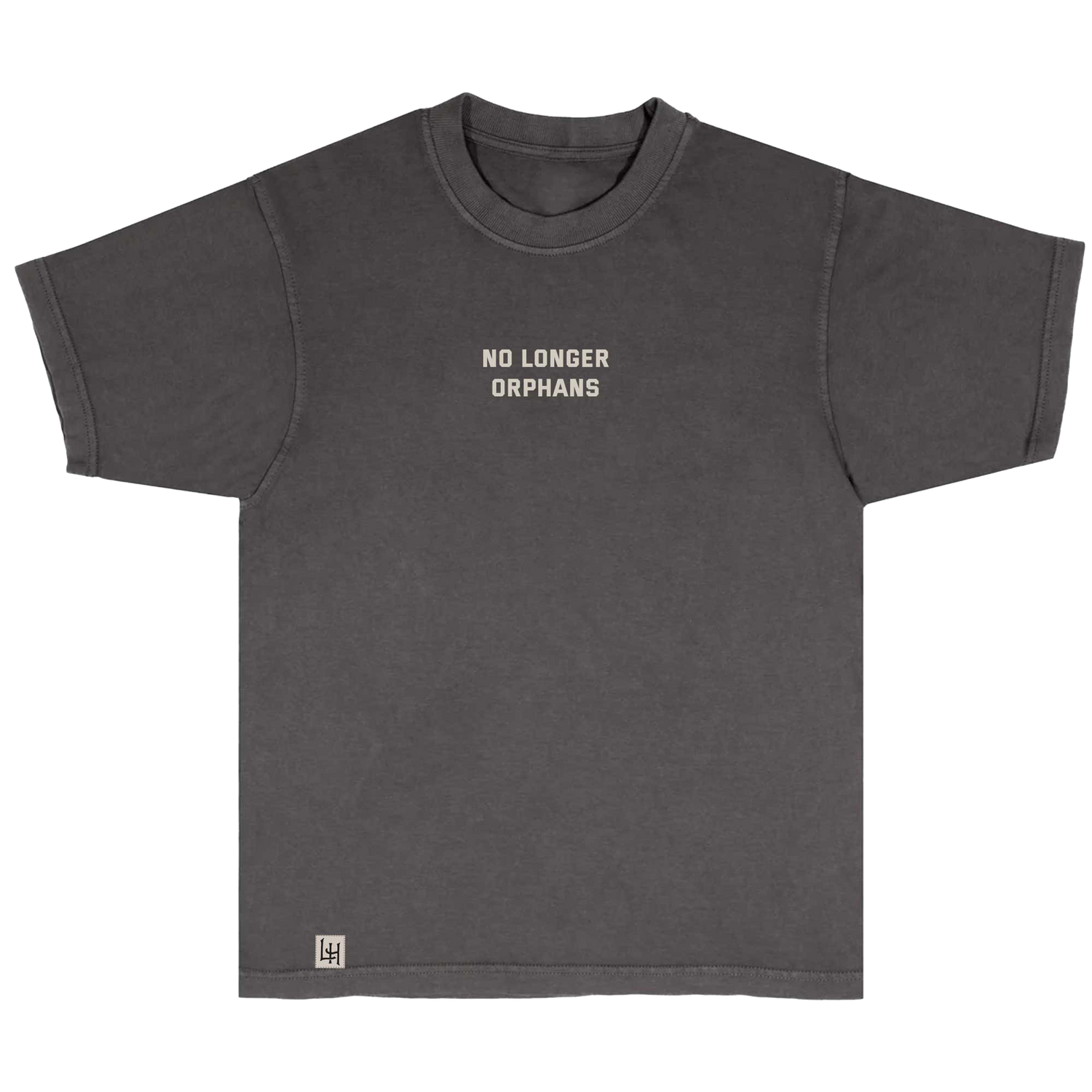 Lord's Home Tee — Washed Black